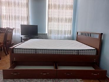 ortopedik dosek: Taxta çarpayı + ortopedik döşək - Material: möhkəm taxta karkas — 2