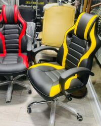 Ofis və oyun kresloları: Yeni, Təkərli, Qolları tənzimlənir, Dəri — 4