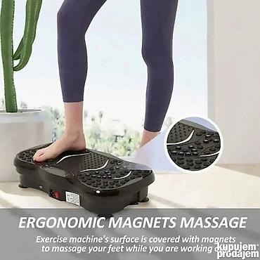 Ostale sprave za vežbanje: Vibraciona fitness platforma sa masažom stopala i elastičnim trakama — 8