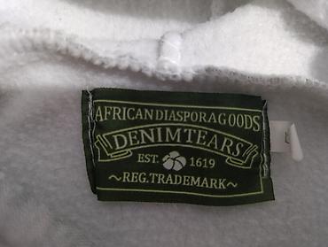 этно кийим: Худи Denim Tears African Diaspora Goods - Цвет: светло‑серый меланж - — 4