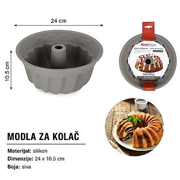 KMT silikonski kalup za tortu 2416134-A Fleksibilni silikonski kalup