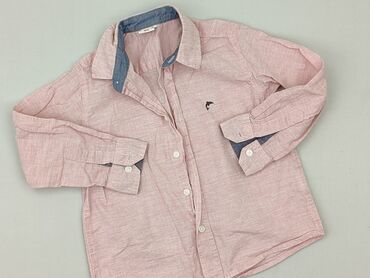 koszula z aplikacją: Shirt 3-4 years, condition - Perfect, pattern - Monochromatic, color - Pink