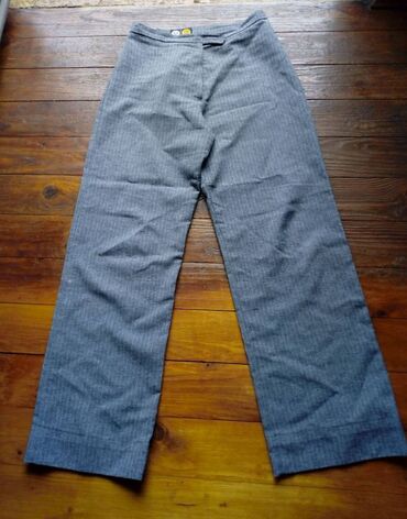 saten pantalone: M (EU 38), Regular rise, Flare
