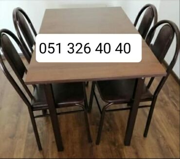 Masa və oturacaq dəstləri: Mətbəx üçün, Yeni, Açılan, Dördbucaq masa, 4 stul -da lalafo.az — 7 Masa və oturacaq dəstləri: Mətbəx üçün, Yeni, Açılan, Dördbucaq masa, 4 stul — 7
