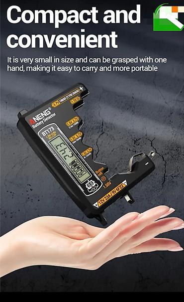 12v akumulator: Akkumlyator va batareyaları test edən aparat. Tamamilə yenidir — 7