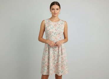 fioletowe sukienki plus size: Rue Paris, Сукня жіноча, розмір M