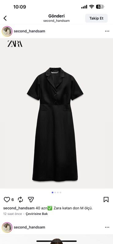 Gündəlik donlar: Gündəlik don, Midi, Zara, M — 1