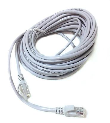 Модемы и сетевое оборудование: Витая пара, патчкорд 15м, RJ45, CAT6e, 0.58mm ‼️ЦЕНА УКАЗАНА ЗА 15 — 1