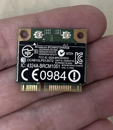 Другие комплектующие: Wi fi plata noutbuk broadcom Noutbuk ucun wifi plata. Broadcom — 1