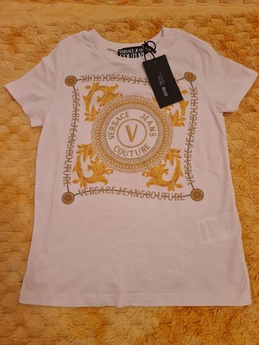 top od perja: Versace Jeans, S (EU 36), Cotton, color - White