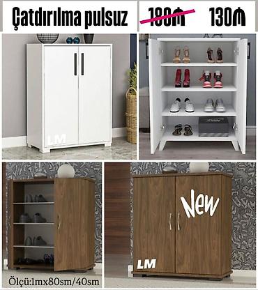Yeni ayaqqabı dolabı Yeni və sifarişlə💫 Qiymət : 130₼ Ölçü: hün lalafo.az -da Yeni ayaqqabı dolabı Yeni və sifarişlə💫 Qiymət : 130₼ Ölçü: hün
