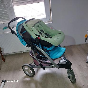 Kolica za bebe: Graco trokolica + autosedište (sistem 2 u 1) i Giasco radne cipele - — 3