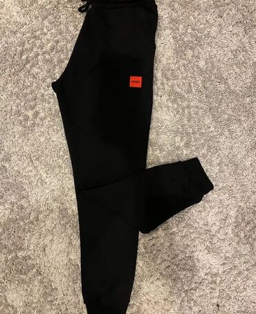 deda mrazovo odelo: Sweatpants, XL (EU 54), Boss, color - Black, Cotton