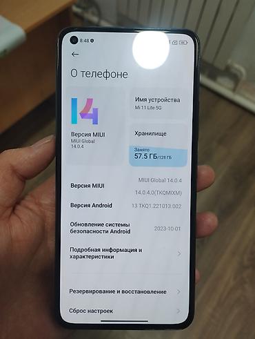 mi 11 lite 256: Xiaomi, Mi 11 Lite, Б/у, 128 ГБ, цвет - Черный, 2 SIM — 2