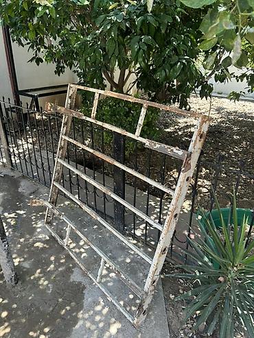 Setkalar: Metaldan pəncərə üçün qoruyucu barmaqlıq/çərçivə - Material: qaynaqla — 2