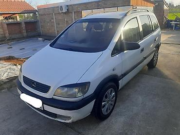 Opel: Opel Zafira A – sedmosed, bele boje, praktičan porodični MPV. Glavne — 5