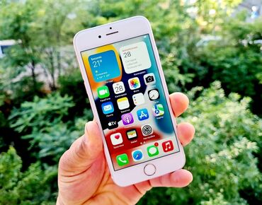 Apple iPhone: IPhone 6s, Б/у, 64 ГБ, Серебристый, Наушники, Зарядное устройство, Защитное стекло, 100 %