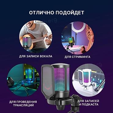 Студийные микрофоны: 🎙️ FIFINE AmpliGame A6V — Твой профессиональный звук в стиле геймера! — 4