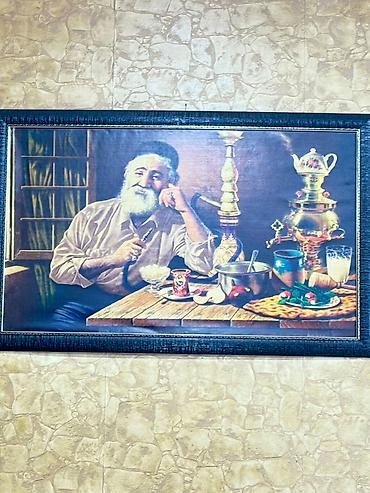 Şəkillər, tablolar: Çayxana obyekti üçün vəyaxud ev üçün olan əl işləməsi olan portretlər — 6