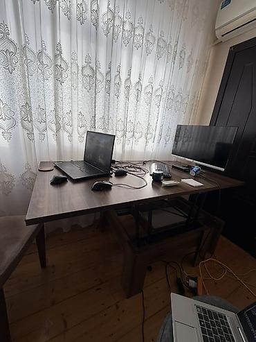 Столы и стулья: Transformasiya olunan qaldırma mexanizmalı masa — 1
