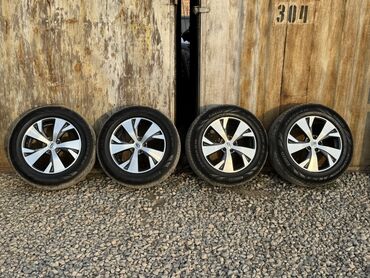 автомобильные шины для внедорожников: Колеса в сборе 245 / 60 / R 18, Всесезонная, Б/у, Комплект, Легковые, Литые, отверстий - 5