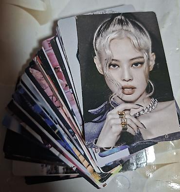 карты игральные пластиковые: Набор коллекционных карточек BLACKPINK — концепт “Born Pink”. 47 штук — 1