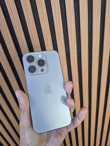 IPhone 15 Pro, 128 GB, Gümüşü, Face ID