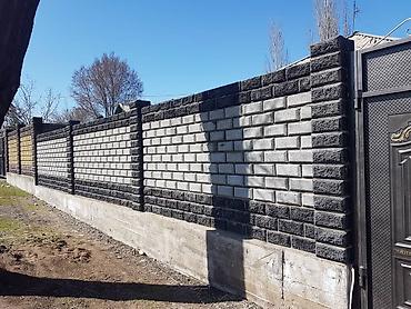 Заборы из пескоблока: Заборы из пескоблока — 27