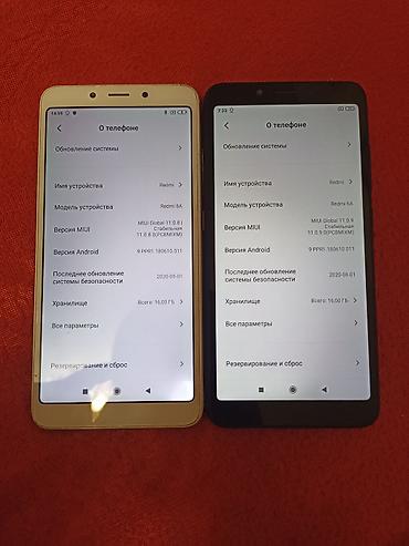 Redmi: Redmi, Redmi 6A, Б/у, 16 ГБ, цвет - Черный, 1 SIM — 4