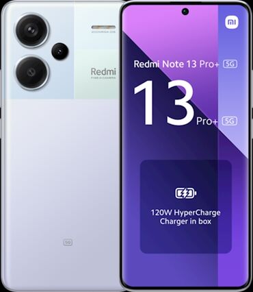 işlənmiş iphone 13 pro: Xiaomi Redmi Note 13 Pro Plus, 256 ГБ, цвет - Фиолетовый