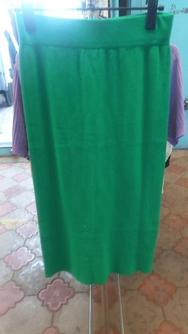 юбка трикотаж: Юбка, Модель юбки: Прямая, Миди, Трикотаж, По талии — 2
