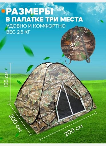 палатка туристическая: Описание Палатка туристическая автомат  — Палатка туристическая