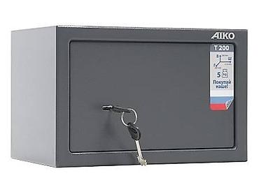 Сейфы: Сейф AIKO T-200 Компактный металлический сейф для дома или офиса — 1