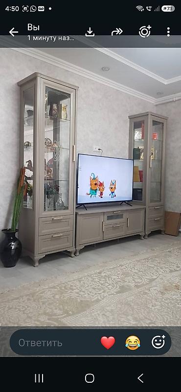 из дубая: Гостиная стенка/набор витрин с ТВ-тумбой в классическом стиле — 2