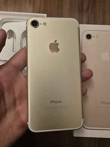 iphone 8plus barter: IPhone 7, 128 GB, Matte Gold, Barmaq izi, Sənədlərlə — 8