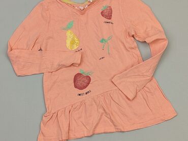 pomarańczowa bluzka dziewczęca: Blouse, 5.10.15, 5-6 years, 110-116 cm, condition - Good