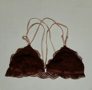 donji ves za punije dame: Cotton, Without cups, color - Burgundy