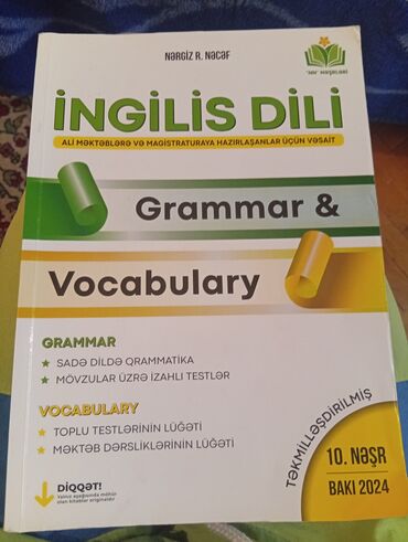 Testlər: Nərgiz Nəcəf inglis dili qrammatik. qayda kitabı satılır vocabulary
