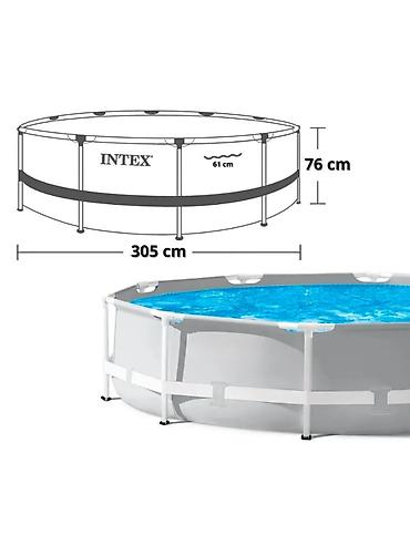 Бассейны: Каркасный бассейн Intex Prism Frame – отличный выбор для дома и дачи — 2