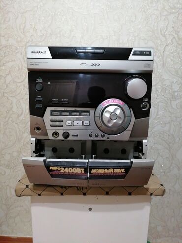 Musiqi mərkəzləri: Музыкальный центр🎼 "Самсунг"💽Дисковод не работает, 📼кассета работает — 8