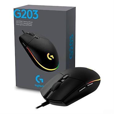 Logitech G203 LIGHTSYNC Gaming Mouse - BLACK - EMEA 🟢 Rəsmi iş yeri lalafo.az -da Logitech G203 LIGHTSYNC Gaming Mouse - BLACK - EMEA 🟢 Rəsmi iş yeri