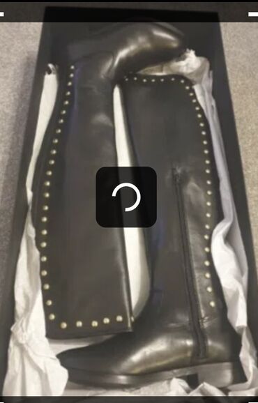 Botinka və botilyonlar: Ölçü: 38, rəng - Qara, Yeni — 2