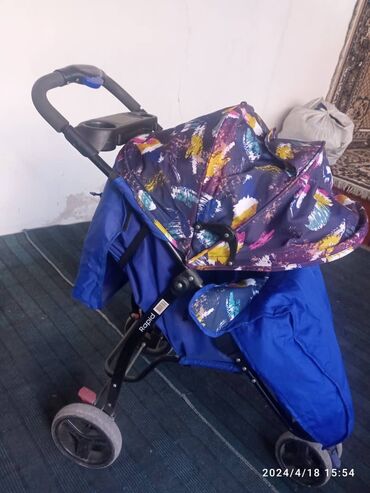 детские коляски ретро: Коляска, цвет - Голубой