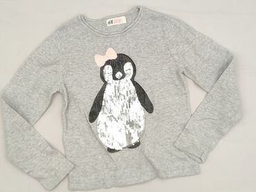 bluzka obcisła: Sweatshirt, H&M, 5-6 years, 110-116 cm, condition - Very good