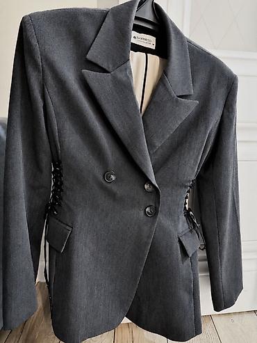 bonnitto: Женский жакет от Bonnitto Collection,ткань улучшенный,темно‑серый — 2