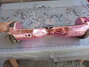 Giroskuterlər: Öz-özünə balanslaşdırılan elektrik skuter (hoverboard) – çəhrayı xrom — 3