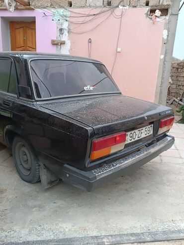 VAZ (LADA): LADA 2107, qara rəng, sedan. Arxa şüşədə “efir” stikeri. Mexaniki -da lalafo.az — 5 VAZ (LADA): LADA 2107, qara rəng, sedan. Arxa şüşədə “efir” stikeri. Mexaniki — 5