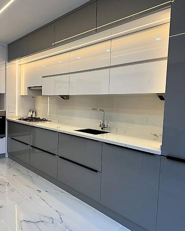 silver kitchen: Кухонный набор на заказ, ЛДСП, 14–30 дней, Бесплатная доставка, Гарантия — 9