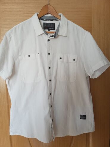 bela lanena kosulja muska: Shirt XL (EU 42), color - White