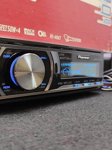 Maqnitofonlar: Pioneer avtomobil maqnitolası - Güc: MOSFET 50W x4 - Girişlər: USB — 1